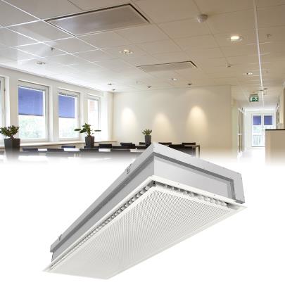 Aktiv og passiv køling med kølebafler fra Barcol-Air. Aktive og passive Køle bafler sikrer optimal ventilation og air condition.