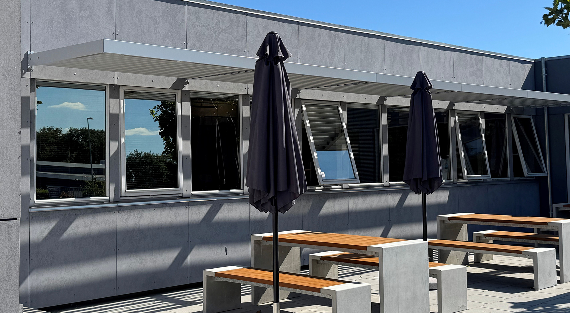 MRAS solafskærmning til ITW GSE i Odense